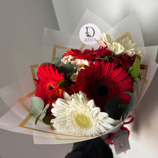Bouquet Amanecer Carmesí