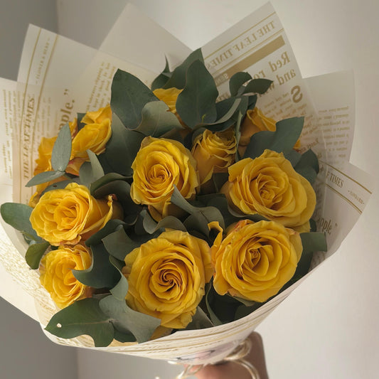 Reina de Corazones Rosas amarillas