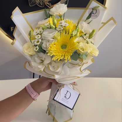Ramillete mix floral amarillo