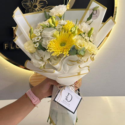 Ramillete mix floral amarillo